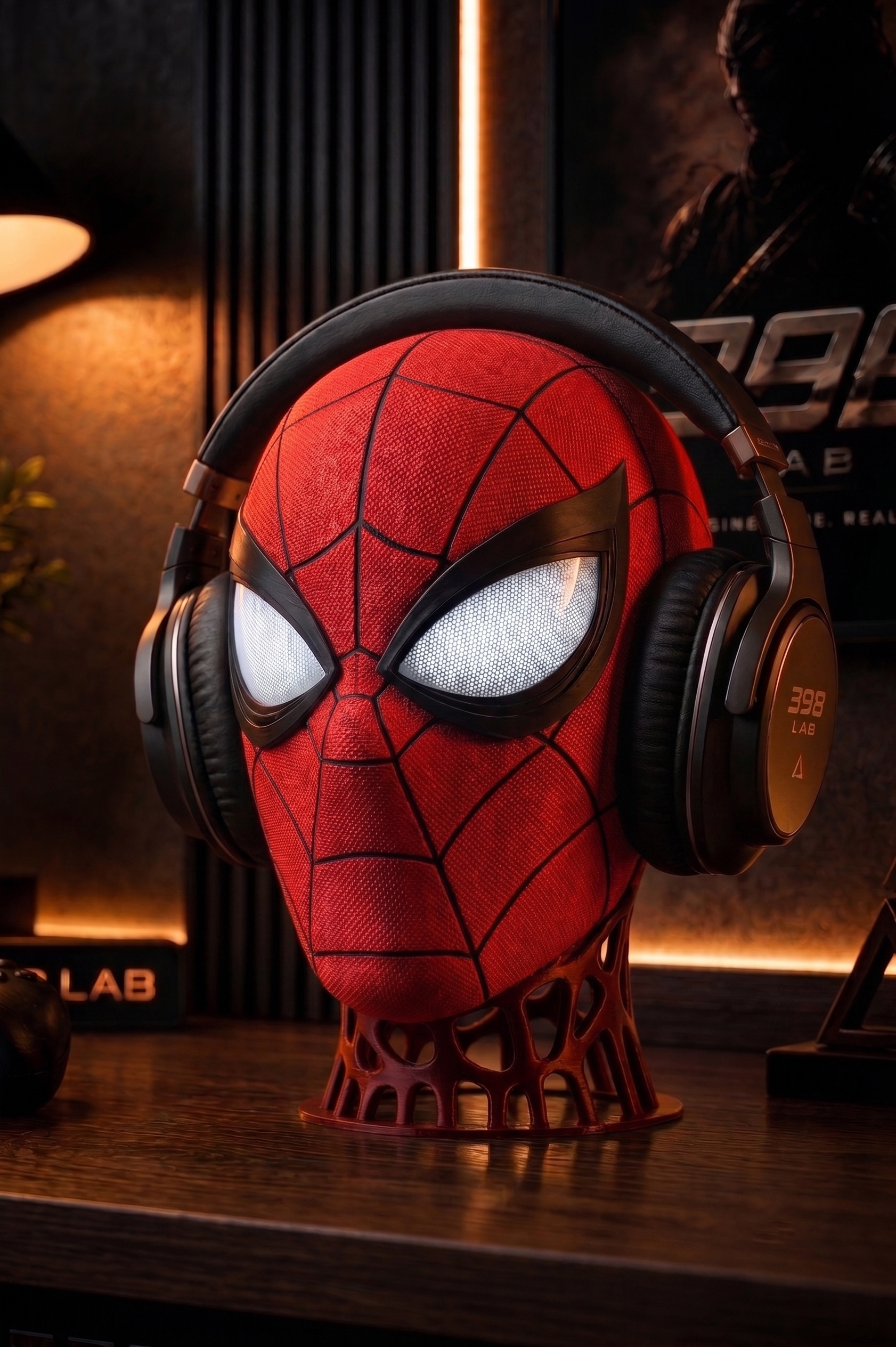Suporte de Fone de Ouvido do Homem-Aranha
